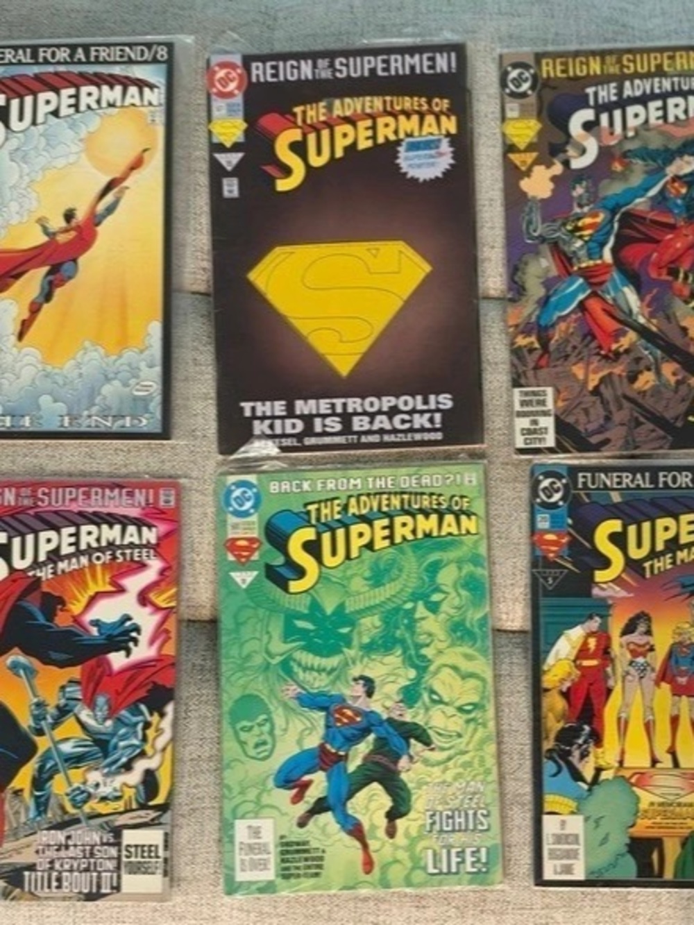 DC Comics Superman Comic Book Lot